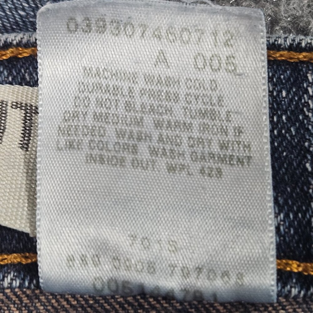 Levis 514 Jeans W30 L30 Slim Straight Blue Denim Y2K Made in Colombia - Picture 4 of 8